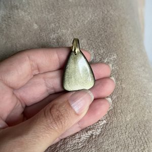 Pendentif en obsidienne dorée n°3 - Lumina Vitae