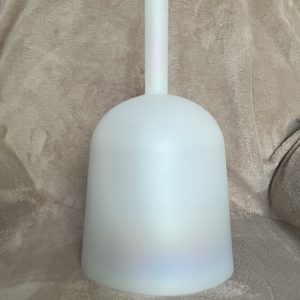 Bol en cristal de roche avec manche Clair de Lune (couronne)