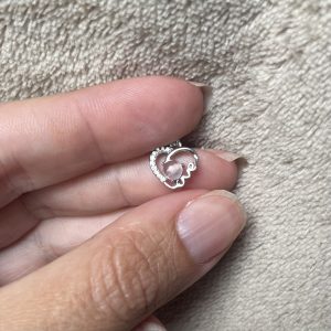 Pendentif Cœur d'Harmonie – Quartz Rose 2 - Lumina Vitae